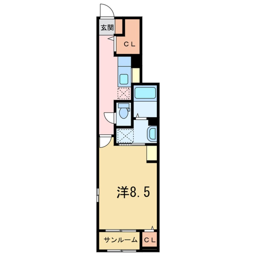 間取図 ベル・リオンB