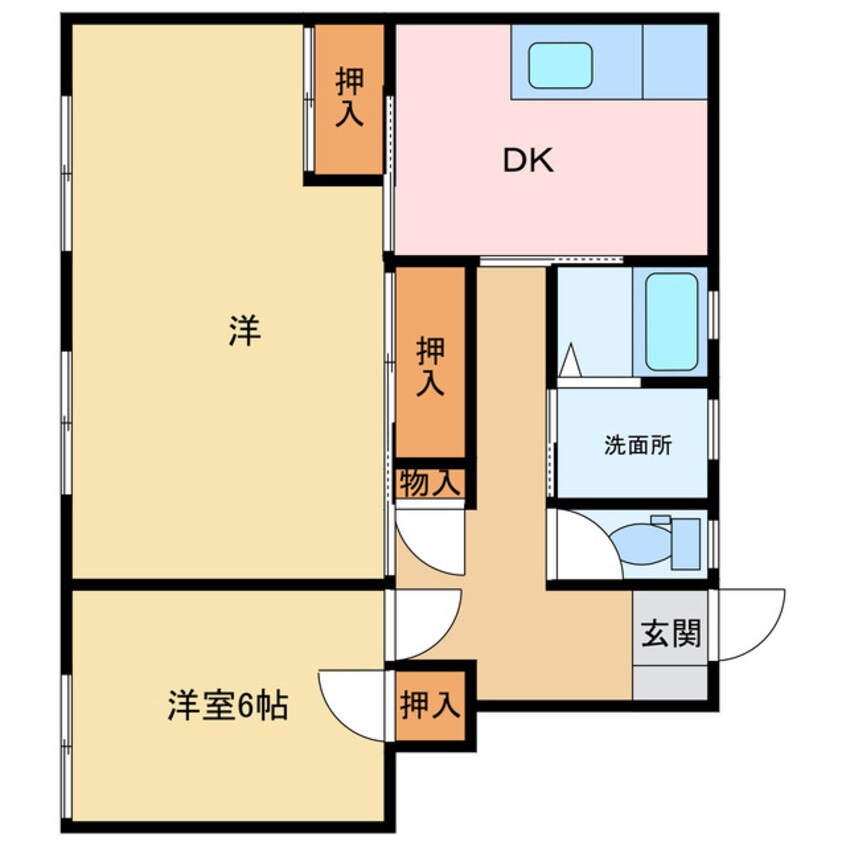 間取図 アーバンコート庄内Ⅱ