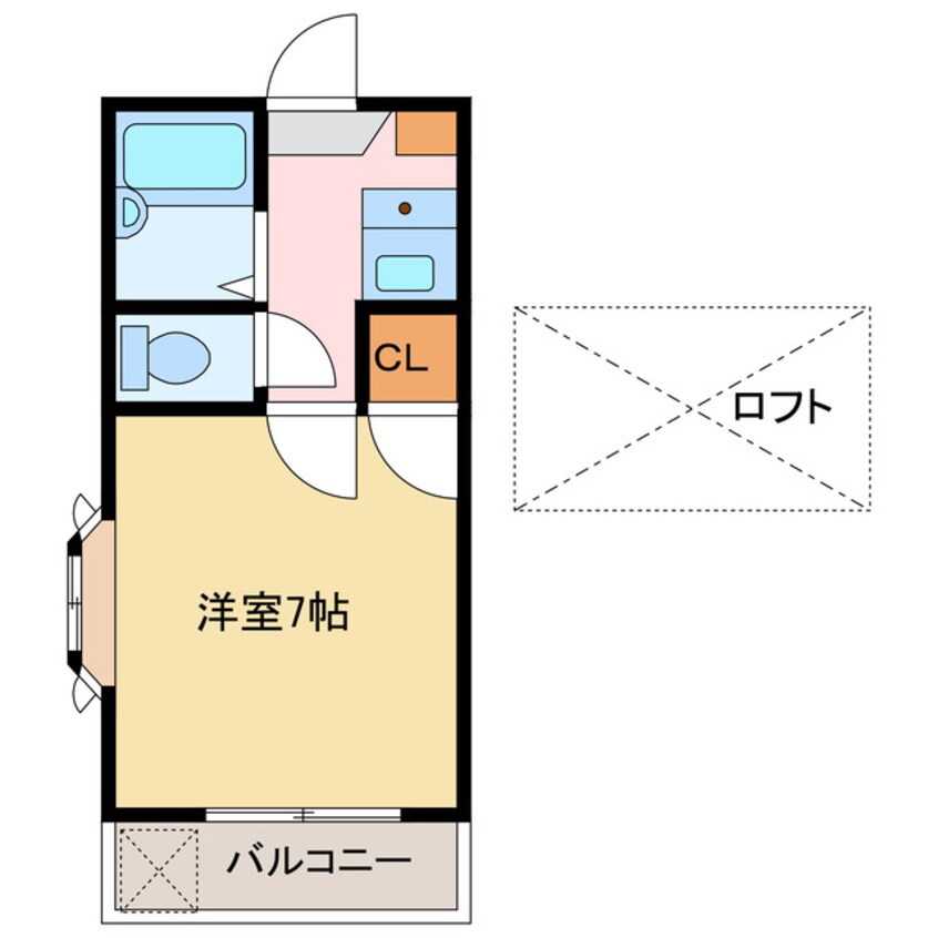 間取図 レオパレス新居浜A