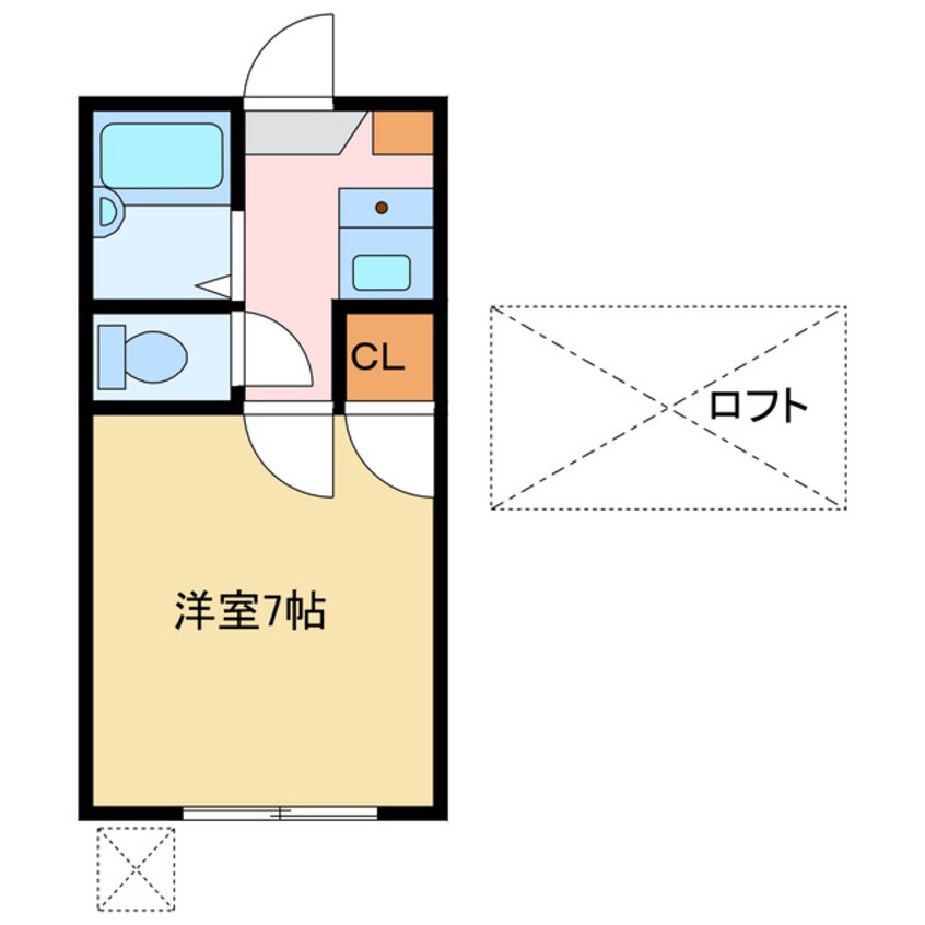 間取図 レオパレス新居浜B