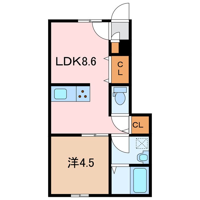 間取り図 EARL’SCOURT下泉