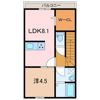 間取図 EARL’SCOURT下泉