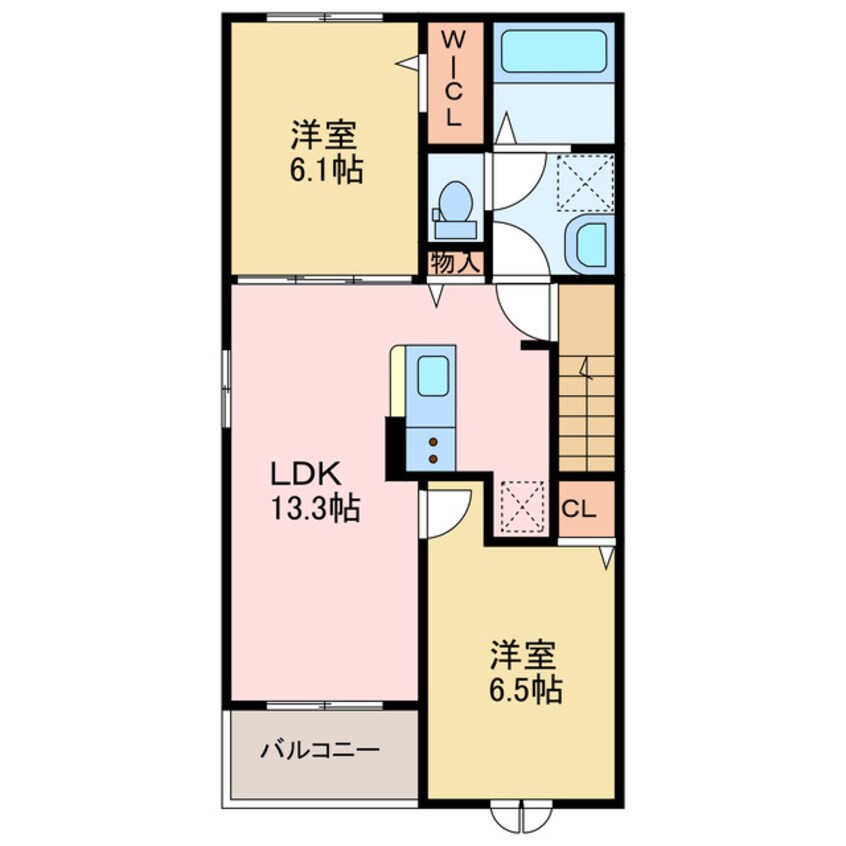 間取図 カルムⅡ