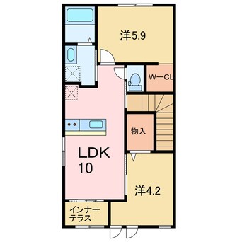 間取図 イル　フィオーレ