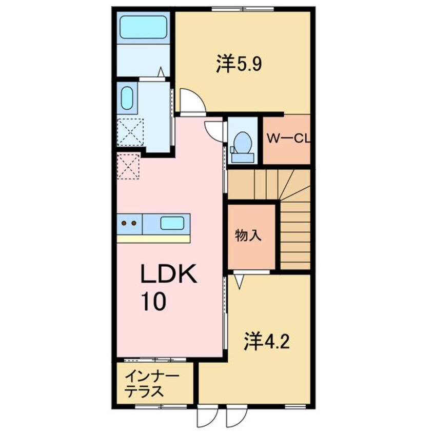 間取図 イル　フィオーレ