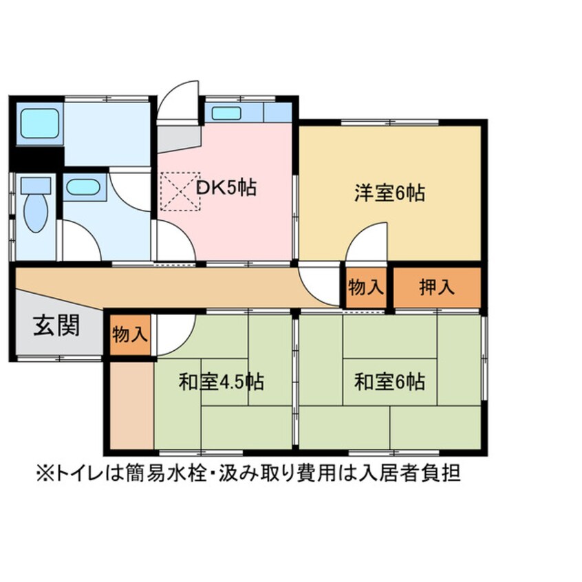 間取図 宇高町1丁目3-10貸家