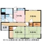 宇高町1丁目3-10貸家 3DKの間取り
