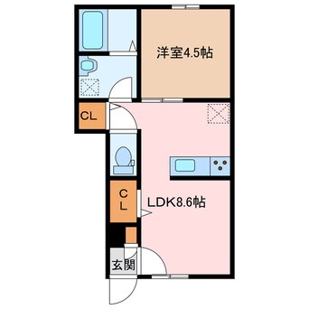 間取図 ベルグレイヴィア新居浜駅前Ⅱ