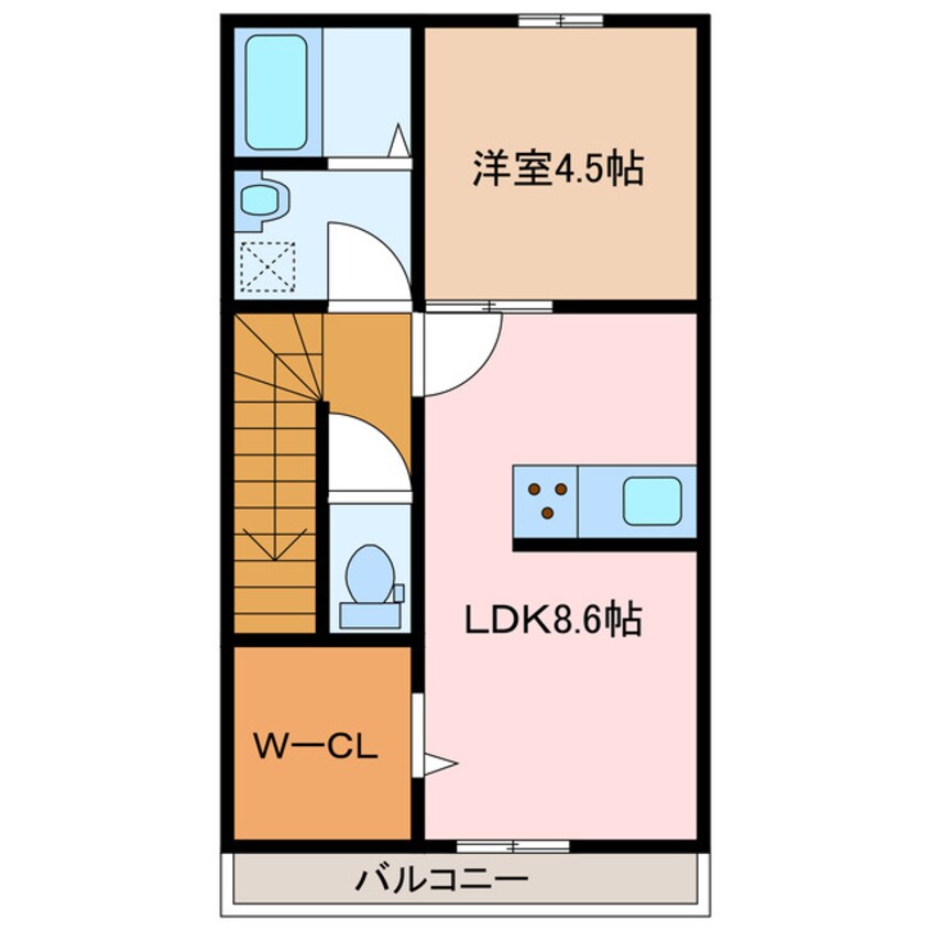 間取図 ベルグレイヴィア新居浜駅前Ⅱ