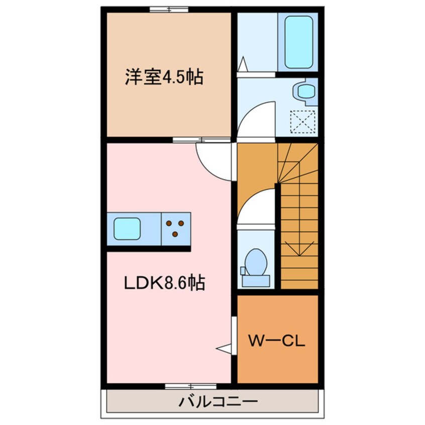 間取図 ベルグレイヴィア新居浜駅前Ⅱ