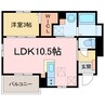 東雲町２丁目アパート 1LDKの間取り