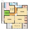 東雲町3丁目1-18貸家 3DKの間取り