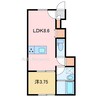 Luna　Bianca Takagi　A 1LDKの間取り