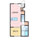 Luna　Bianca Takagi　Aの間取図
