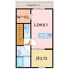 Luna　Bianca Takagi　A 1LDKの間取り