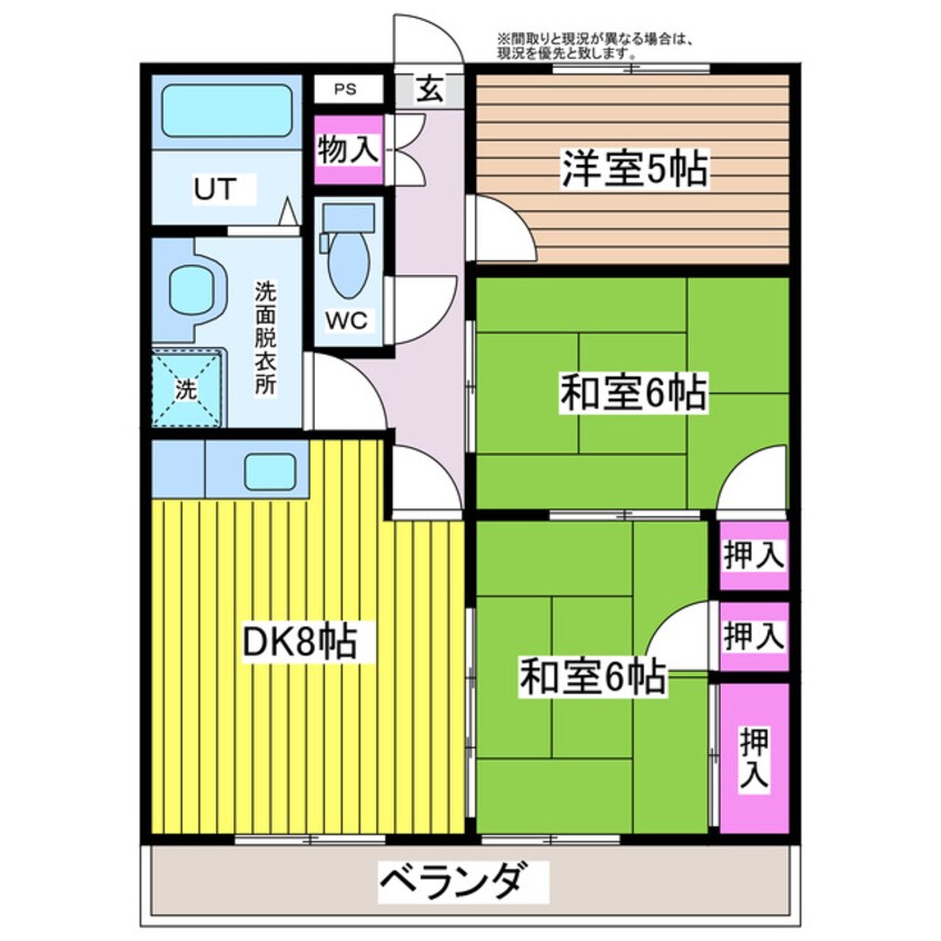 間取図 平泉スクールマンション