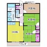 平泉スクールマンション 3DKの間取り