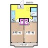 プリヴィラ壹番館 2DKの間取り