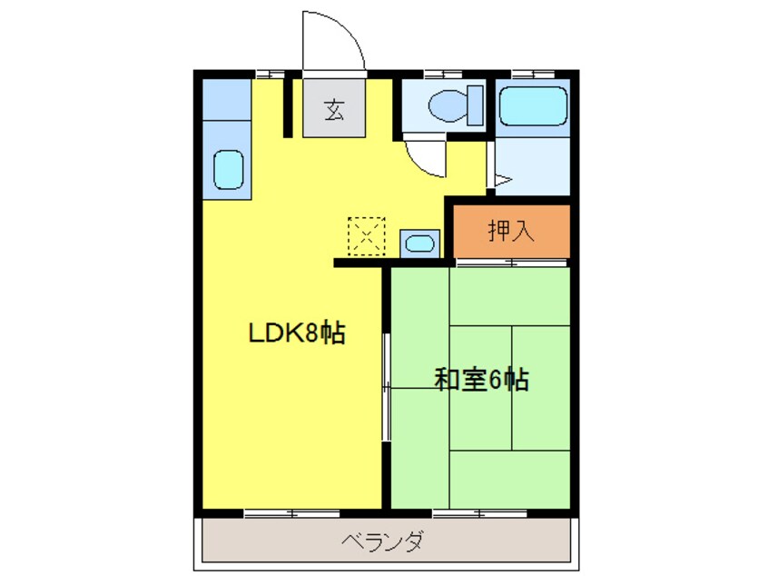 間取図 メゾン第一