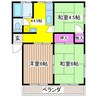 メゾン第一 3Kの間取り