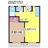 メゾン第一 1LDKの間取り