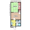 ヴィラ第壹番館 2Kの間取り