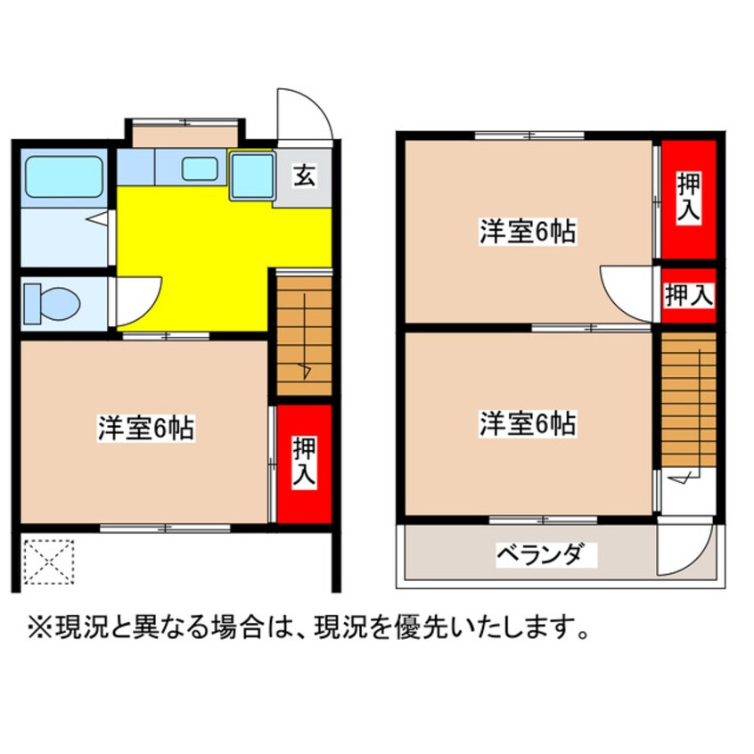 間取図 斉藤コーポ