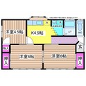 米川ｱﾊﾟｰﾄの間取図