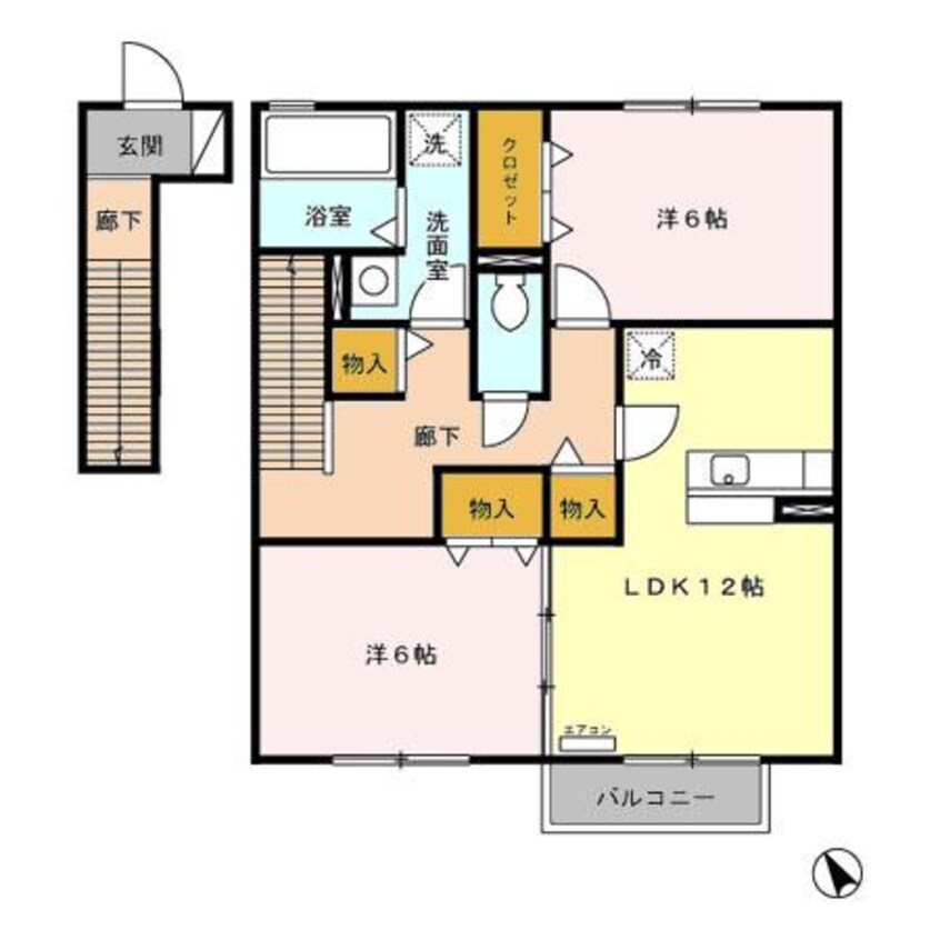 間取図 ヴィル・プランタン