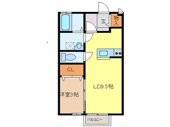 間取図 シャルムプランタン