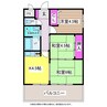 第２南部マンション 3Kの間取り