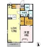 ウェルネス 1LDKの間取り