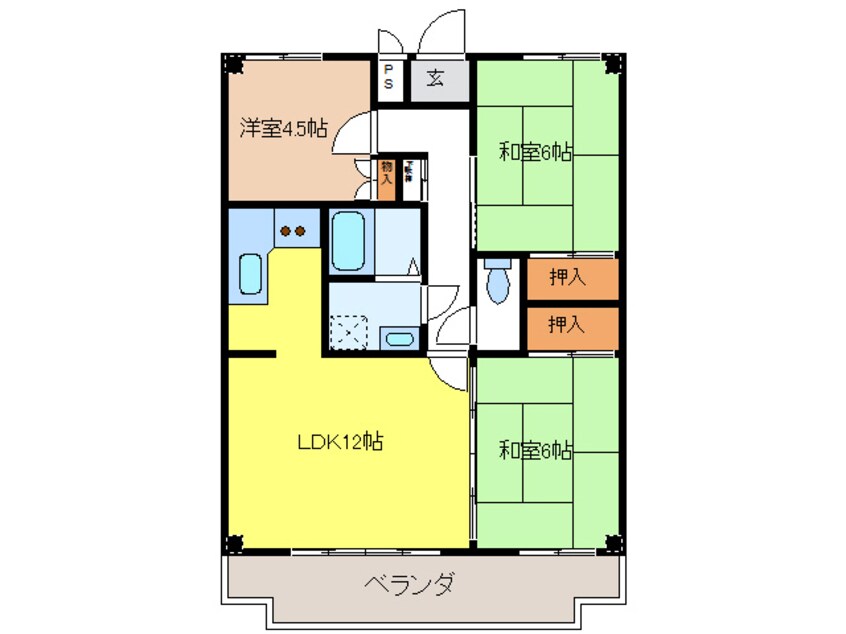 間取図 南部マンション