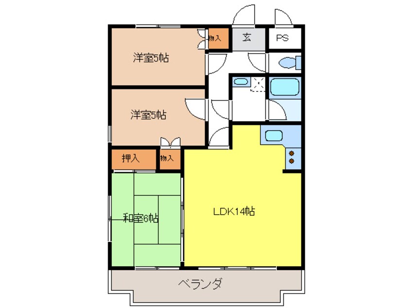 間取図 南部マンション