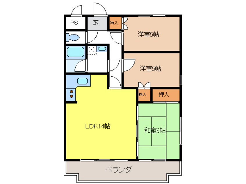 間取図 南部マンション