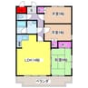 南部マンション 3LDKの間取り