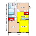 カームハイツの間取図