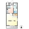 シャトレひだまり 1Kの間取り