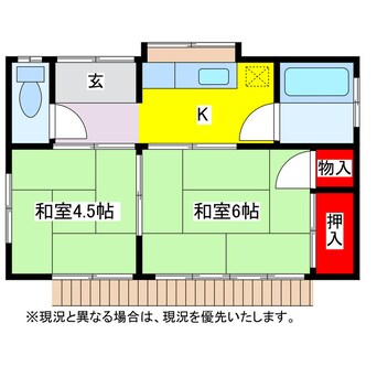 間取図 小岩井荘