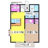 ハイムＫＥＮ 1LDKの間取り
