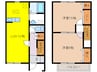 ヴェルドミール港ヶ丘Ⅴ 2LDKの間取り