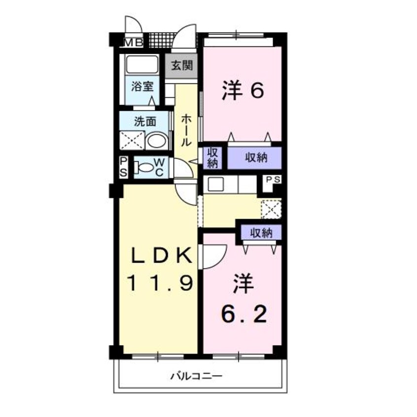 間取図 パルテール