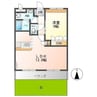 ペティハウスＳｅｌｅｎｅ 1LDKの間取り