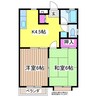 アルディアヌーボ 2Kの間取り