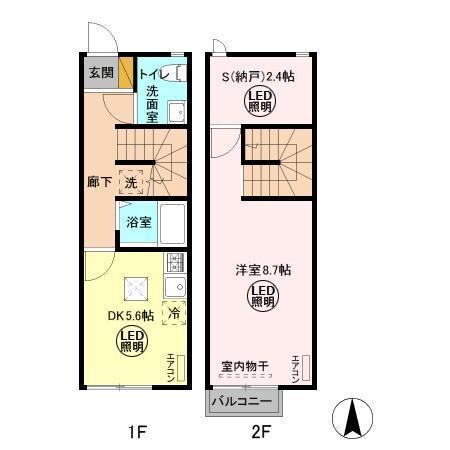 間取り図 ファンテン・ヴィラＤ