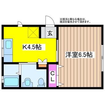 間取図 Ｍ’ｓフラット