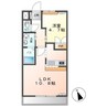 プランドールＳ１ 1LDKの間取り