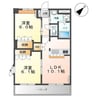 スカイヴァレイ 2LDKの間取り