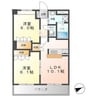 スカイヴァレイ 2LDKの間取り