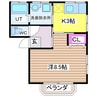 ベラシス 1Kの間取り